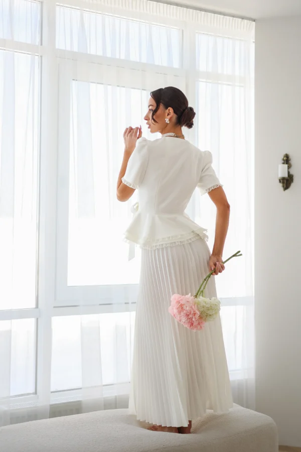 Elegancka spódnica plisowana Dream – widok tył – REPULO’S