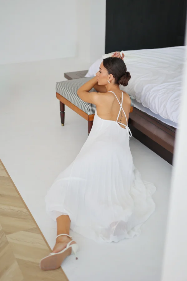 Biała sukienka resort wear Dream na wakacje - REPULO’S