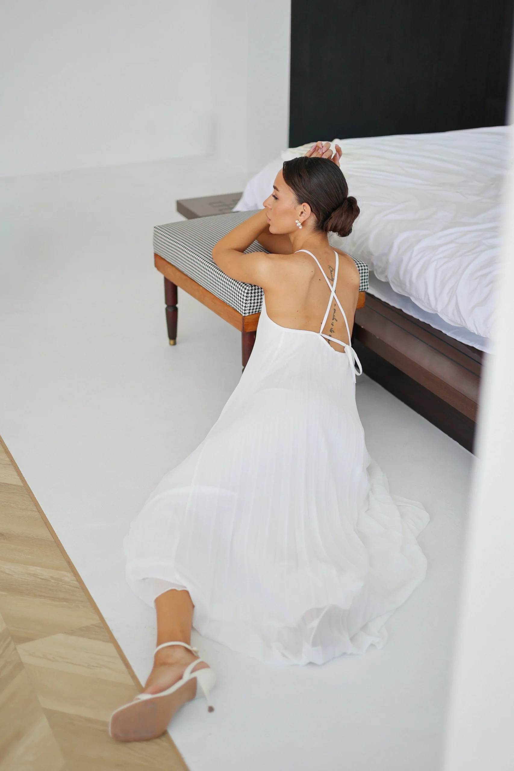 Biała sukienka resort wear Dream na wakacje - REPULO’S