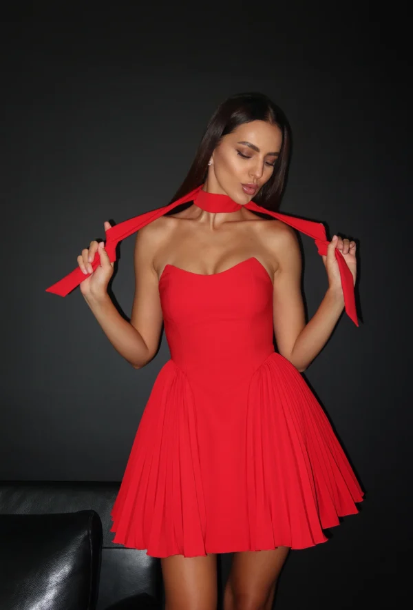 Sukienka Aurora z eleganckim szalikiem w komplecie – REPULO’S