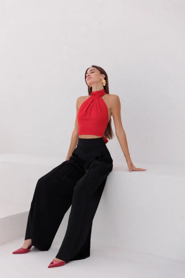 Czerwony top damski premium do eleganckich stylizacji – REPULO’S